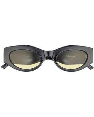 Le Specs Body Bumpin Ii 50Mm Oval Sunglasses - Black