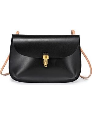 Old Trend Ada Leather Crossbody Bag - Black