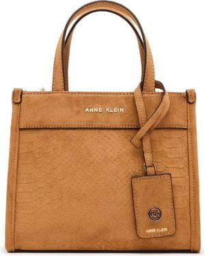 Anne Klein Mini Tote Bag - Brown