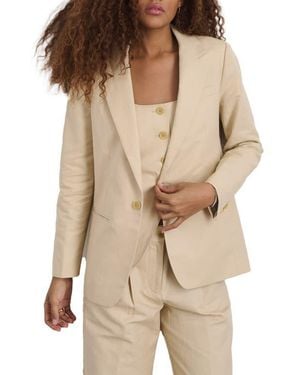 Alex Mill Soho Linen & Cotton Blazer - Natural
