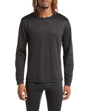 Rainforest Performance Base Layer Crewneck T-Shirt - Black