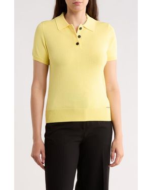 Tahari Polo Sweater - Yellow