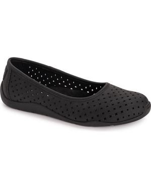 Muk Luks Solana Skimmer Flat - Black