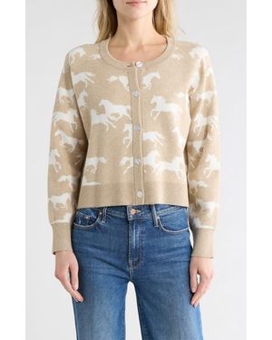 Vigoss Horse Cardigan - Blue