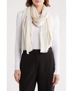Karl Lagerfeld Karl Choupette Pashmina Scarf - White