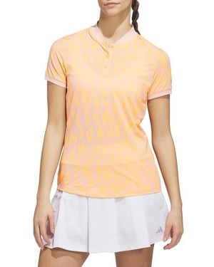 adidas Ultimate365+ Jacquard Polo - Blue