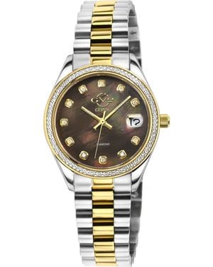 Gv2 Turin Diamond Bracelet Watch, 32Mm - Metallic