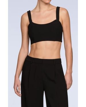 BCBGMAXAZRIA Ruby Crop Top - Black