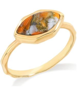 YS GEMS Marquis Stone Ring - Metallic