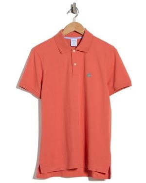 Brooks Brothers Solid Piqué Slim Fit Polo - Red