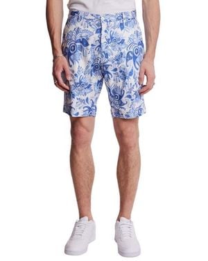 Paisley & Gray Felix Slim Fit Shorts - Blue