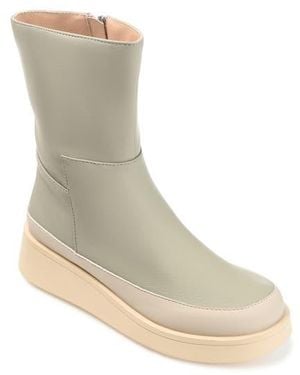 Journee Collection Cristen Bootie - White