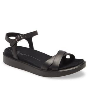 Ecco Yuma Ankle Strap Sandal - Black