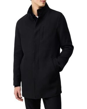 Rodd & Gunn Cain Flat Front Organic Cotton Twill Coat - Blue