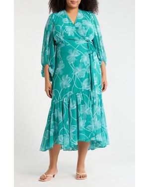 Hutch Robyn Wrap Dress - Blue