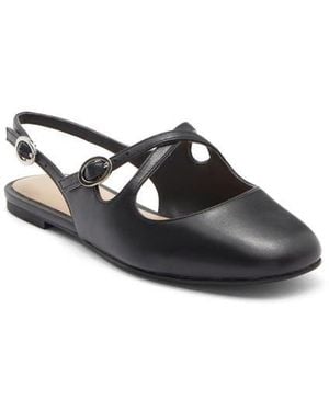 Stuart Weitzman Clover Slingback Mule - Black