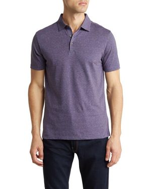WESTZEROONE Francis Short Sleeve Polo - Purple