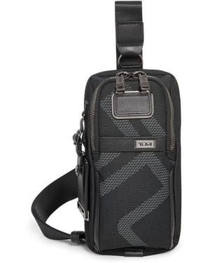 Tumi Alpha Reflective Compact Sling Bag - Black