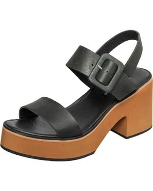 Antelope Ida Block Heel Sandal - Black