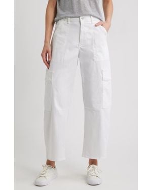 Mavi Vinnie Ankle Cargo Pants - White