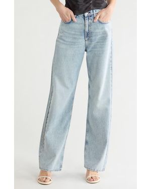 Rag & Bone Shannon High Waist Straight Leg Jeans - Blue