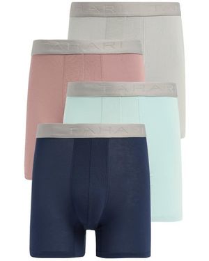 Tahari 4-Pack Luxe Boxer Briefs - Blue