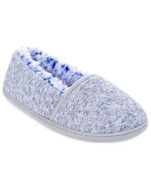 FLOOPI Chloe Quilt Fleece Slipper - White