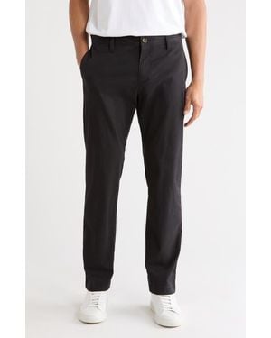 14th & Union The Wallin Stretch Twill Trim Fit Chino Pants - Black