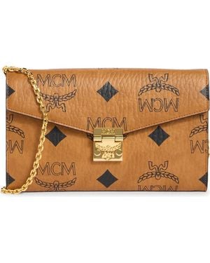MCM Tracy Crossbody Bag - Brown