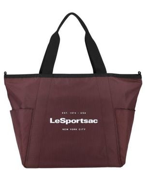 LeSportsac Large Reversible Pocket Tote Bag - Purple