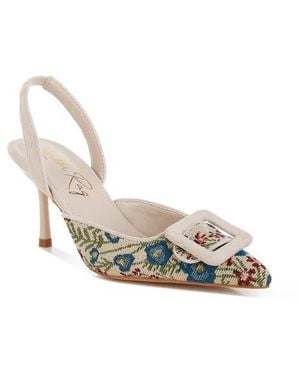 LONDON RAG Miraya Pointed Toe Pump - White