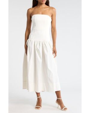 A.L.C. June Midi Dress - White