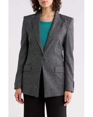 BOSS Janeri Wool Blend Blazer - Gray