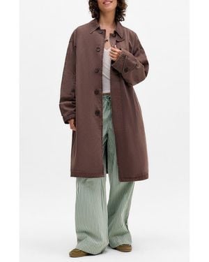 BDG Lined Trench Coat - Brown