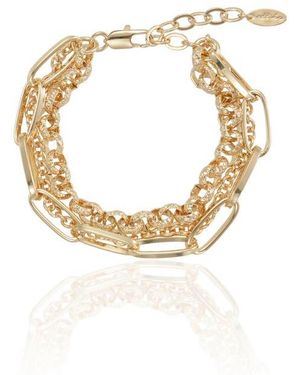 Ettika Chunky Layered Chain Bracelet - Metallic