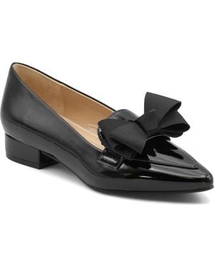 Adrienne Vittadini Pasteur Bow Pump - Black