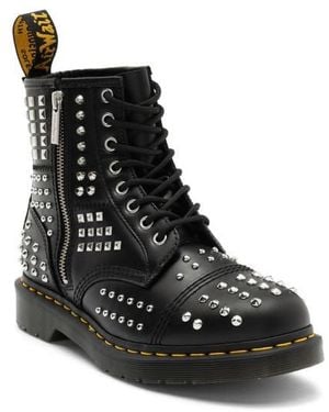 Dr. Martens 1460 Atlas Studded Boot - Black