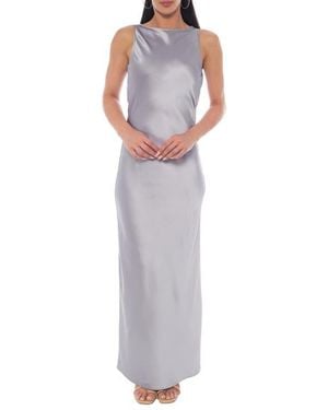 Marina Satin Maxi Dress - Multicolor