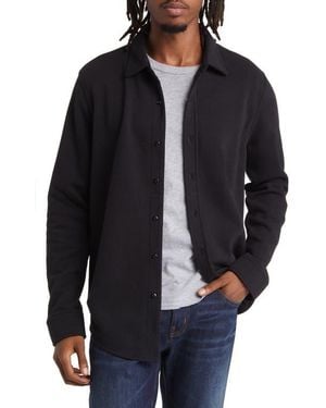 Threads For Thought Mika Fleece Button-Down Shirt - Blue