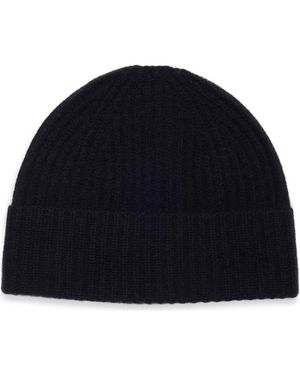 Nordstrom Cashmere Ribbed Cuff Beanie - Blue
