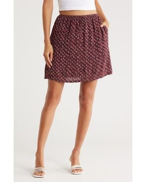 Melrose and Market Flounce Skirt - Red