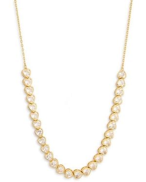 Kate Spade Cubic Zirconia Tennis Necklace - Metallic