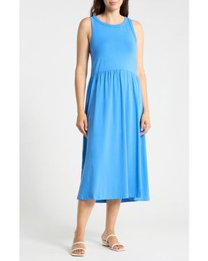 B.Young Tank Midi Dress - Blue
