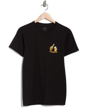 Vans Frosted Mug Cotton Graphic T-Shirt - Black