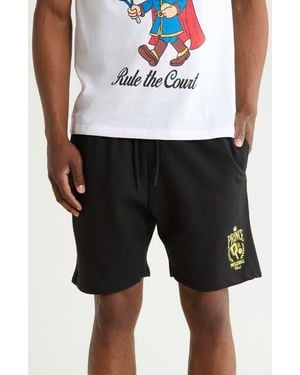 Prince Brushed Fleece Shorts - Black