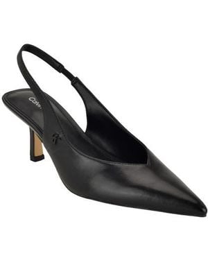 Calvin Klein Chellie Pointed Toe Slingback Pump - Black