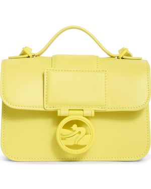 Longchamp Box Trot Extra Small Crossbody Bag - Yellow