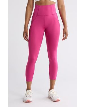 Marika Jenny Capri Pocket Leggings - Pink