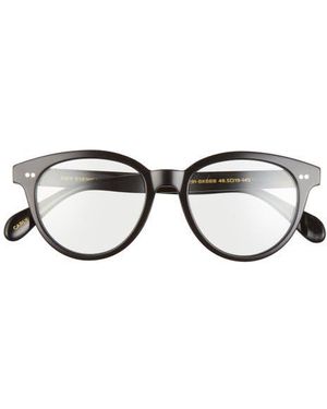 DIFF Carly 48Mm Round Optical Glasses - Black