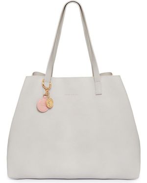 Estella Bartlett Scoresby Wide Faux Leather Tote - Gray